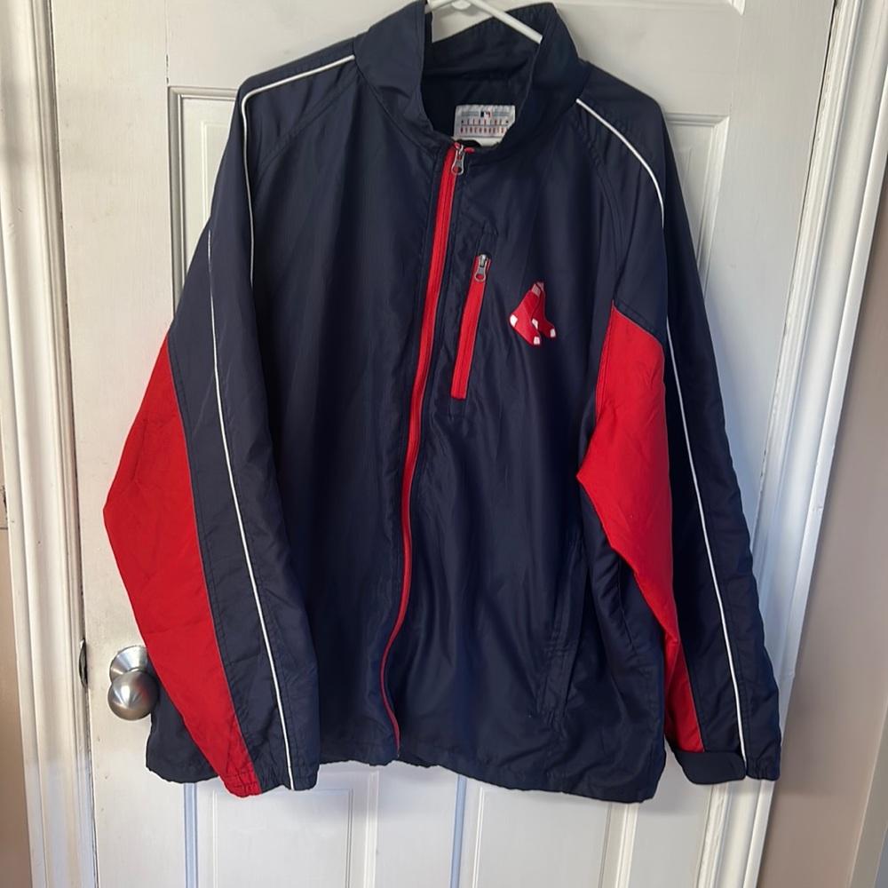 MLB Genuine merchandise Boston Red Sox jacket.